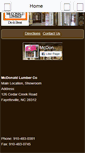 Mobile Screenshot of mcdonaldlumber.com